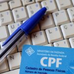 Imagem de um CPF e caneta